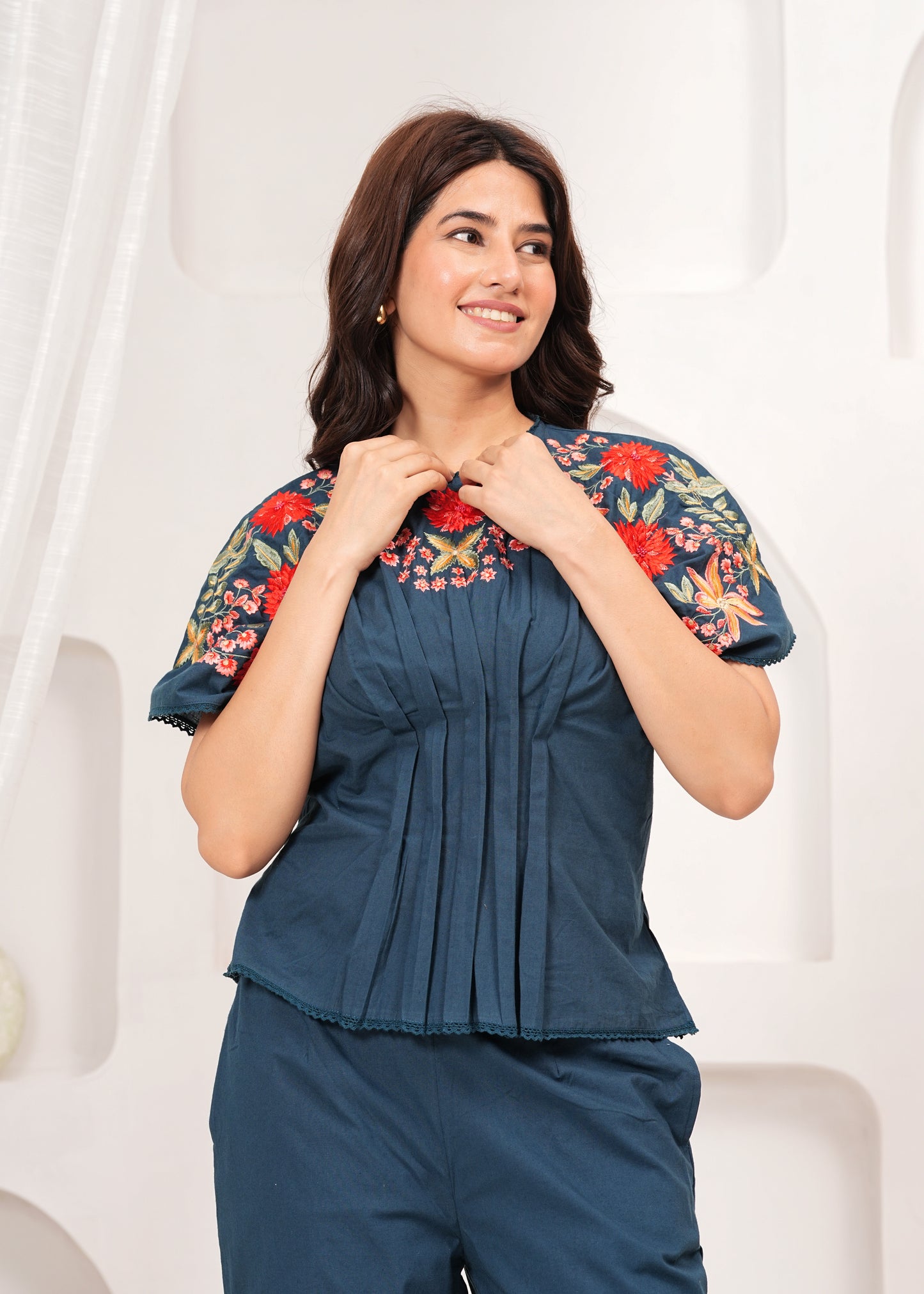 Midnight Multicoloured Co-ord Set - Kharwals India