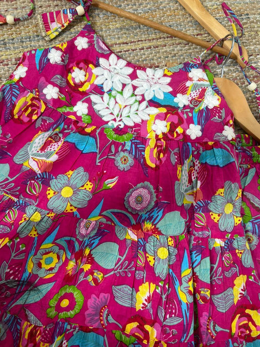 Gulnaar Blossom Dress - Kharwals India