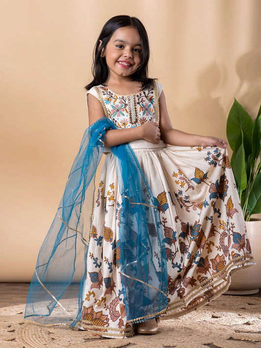 Little Gul Embroidered Ethnic Set - Kharwals India