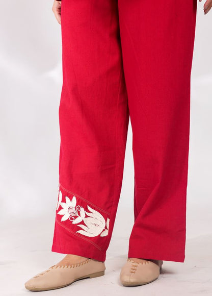 Cherry light sand co-ord set - Kharwals India