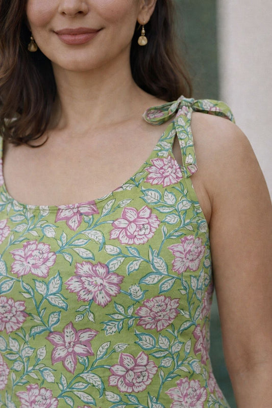 Spring Meadow Knotted Kurti