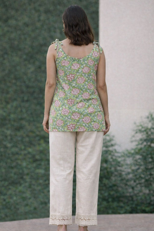 Spring Meadow Knotted Kurti