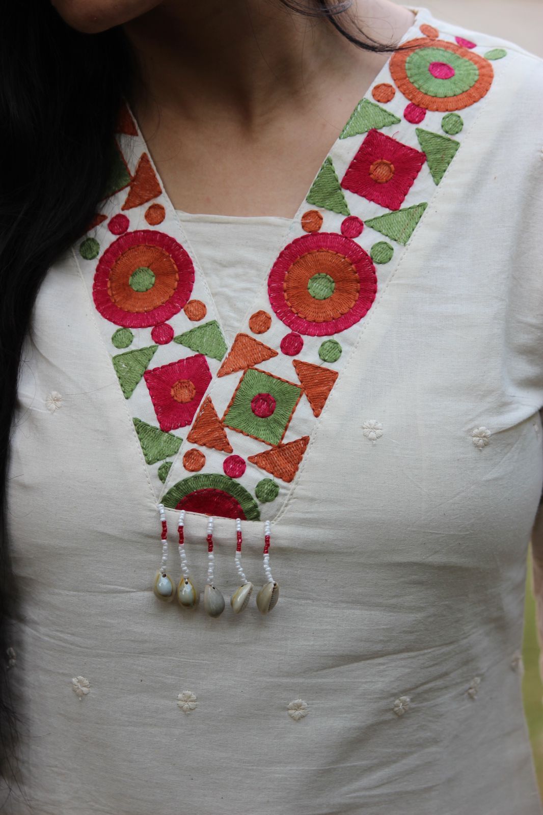 Gulnaar Mirror Cotton Co-ord Set