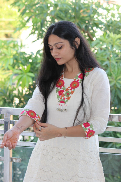 Gulnaar Mirror Cotton Co-ord Set