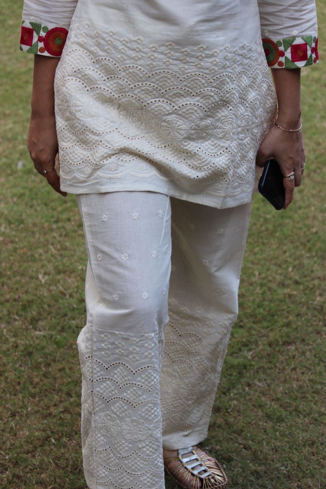 Gulnaar Mirror Cotton Co-ord Set